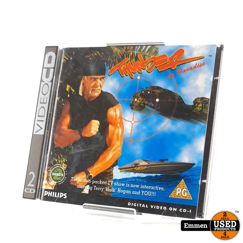 CD-I Game: Thunder In Paradise Incl. Boekje | In Nette Staat
