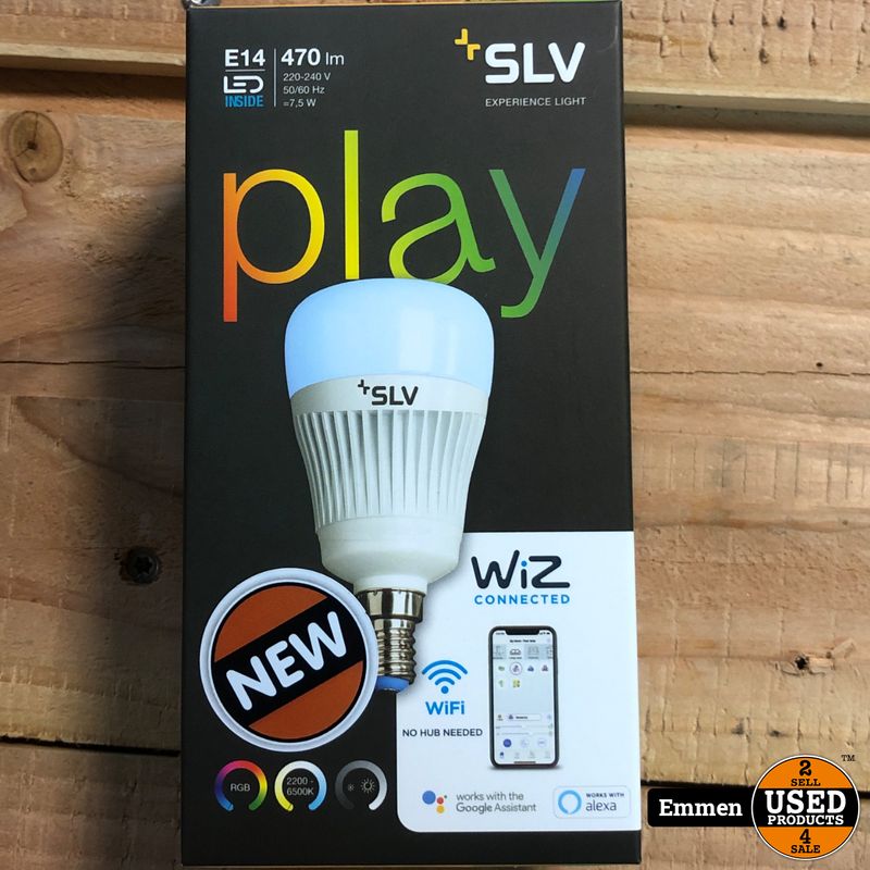 SLV Play Slimme Verlichting E14 RGBW LED | Nieuw In Seal