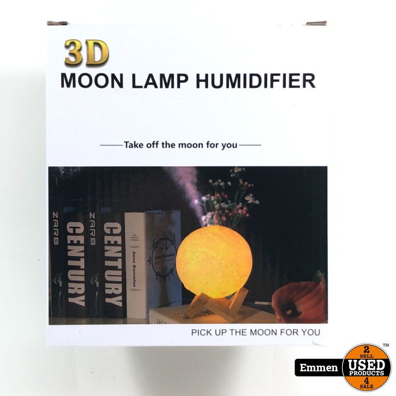 3D Moon Lamp Luchtbevochtiger | Nieuw In Seal