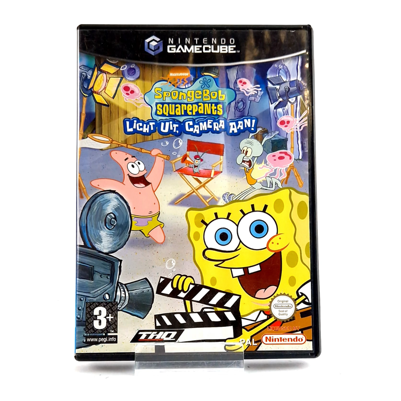 Nintendo Gamecube Game: SpongeBob SquarePants Lights Camera Pants, Licht Uit Camera Aan