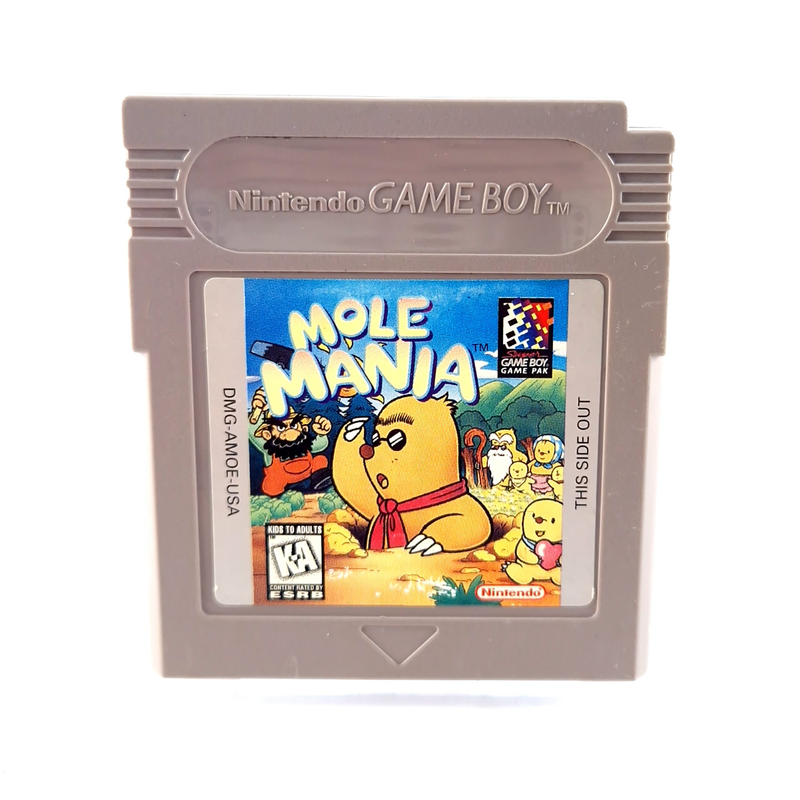 Nintendo Gameboy Color Game: Mole Mania
