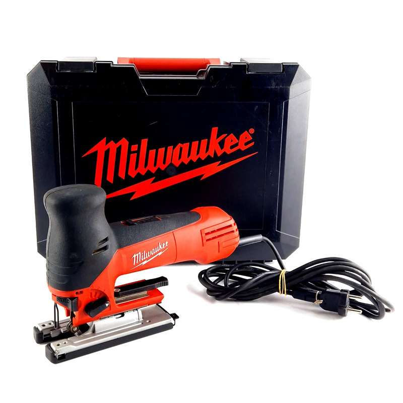 Milwaukee, JS120X, Decoupeerzaag, 710Watt, Red/Black, Incl. Koffer | In Nette Staat