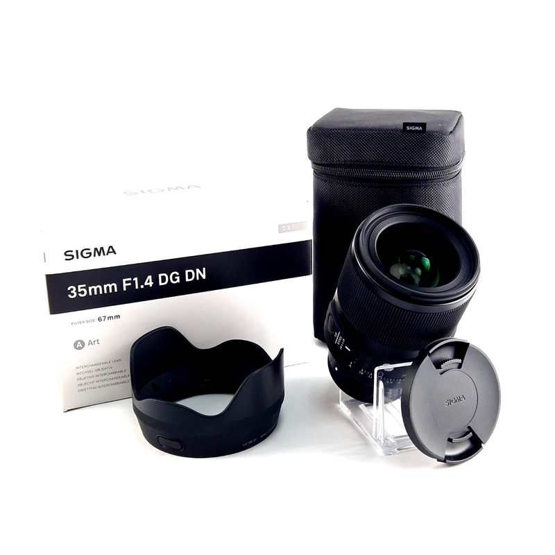 Sigma 35mm F1.4 DG DN Art Prime Lens, E-Mount Black/Zwart, Onbeschadigd,  Incl. Bon Met Garantie t/m: 28-08-2026 | Nieuw In Doos