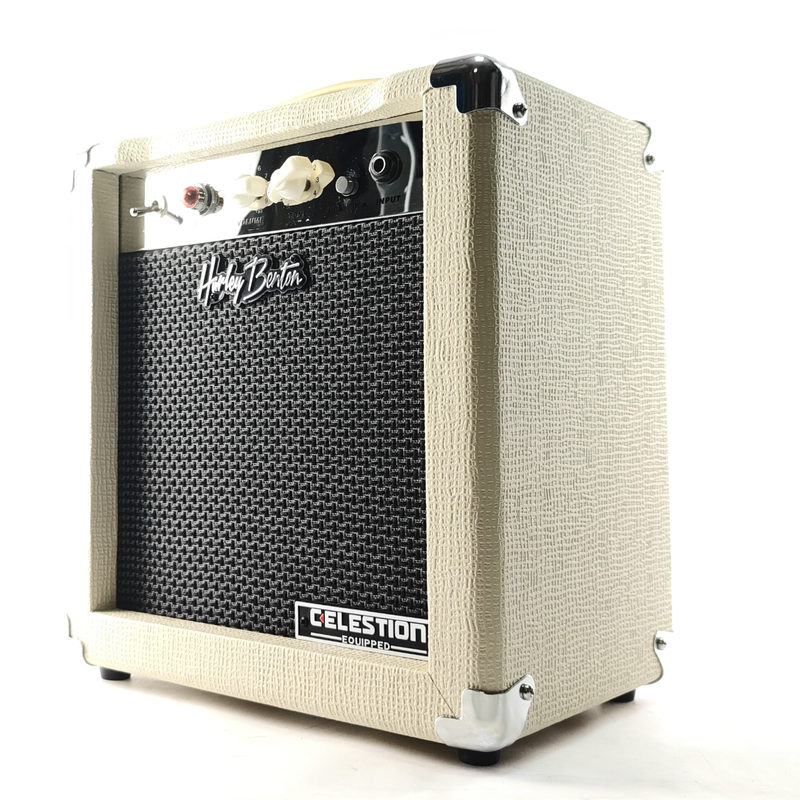 Harley Benton Tube 5 Celestion Gitaarversterker, Buizenversterker White/Wit 15W (Max 50W) | Zo Goed Als Nieuw