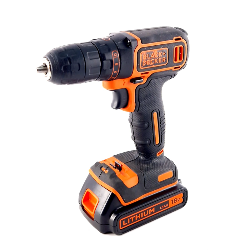 Black &amp; Decker, BDCDC18, Accu Boormachine, Orange/Black, Incl. Accu | Incl. Garantie