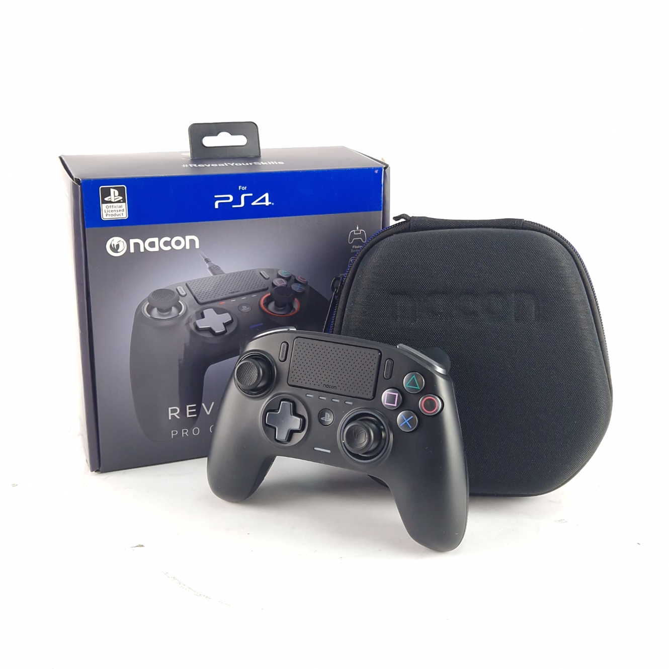 Nacon Revolution Pro Controller 3, Incl. Gewichten, Incl. Doos, Black/Zwart, Incl. bon Met Garantie T/M 14-11-2025 | Zo Goed Als Nieuw