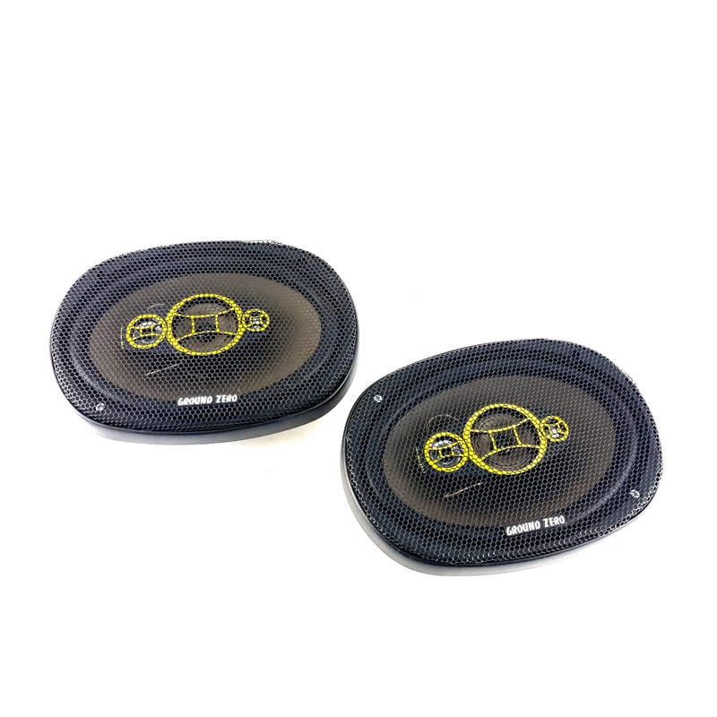 Ground Zero GZCF7104XSPL, 3 Way Auto Speakerset, Black/Zwart | Zo Goed Als Nieuw