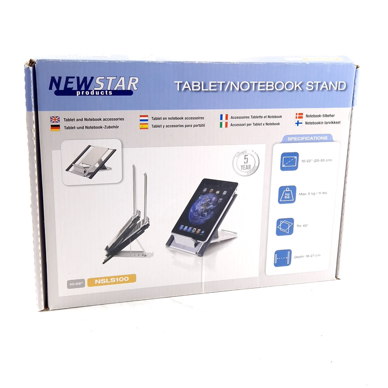 New Star Tablet Standaard, Zilver/Silver, Incl. Doos | Nieuw In Seal