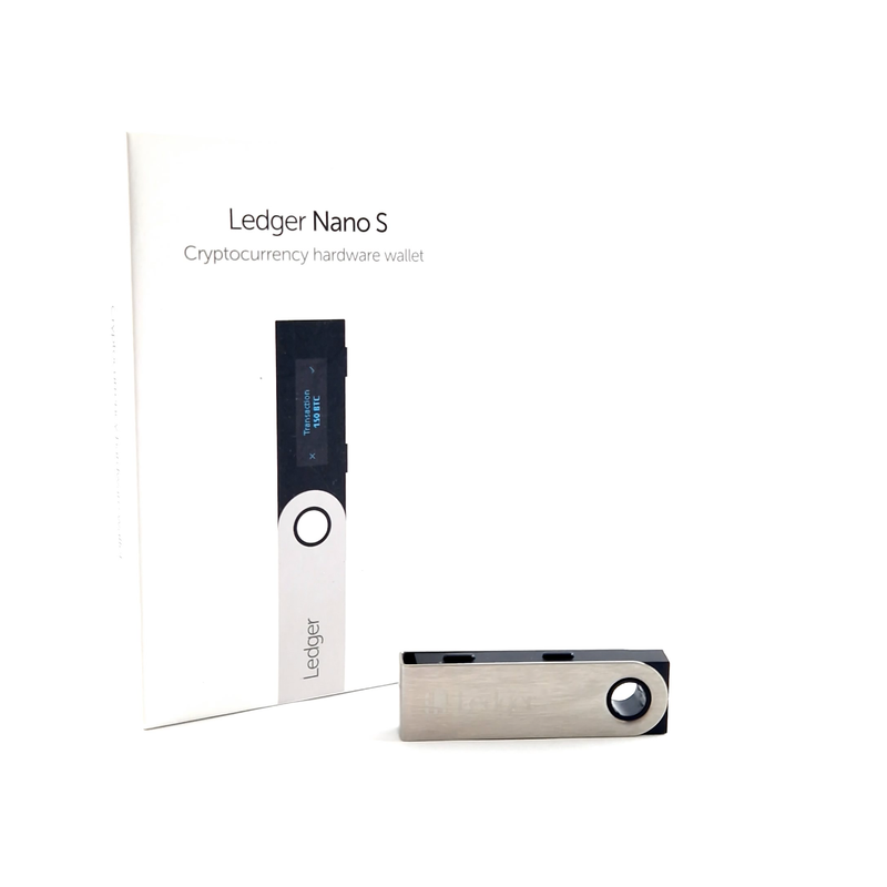 Ledger Nano S, Crypto Wallet, Zwart/Black, Incl. Doosje | In Nette Staat