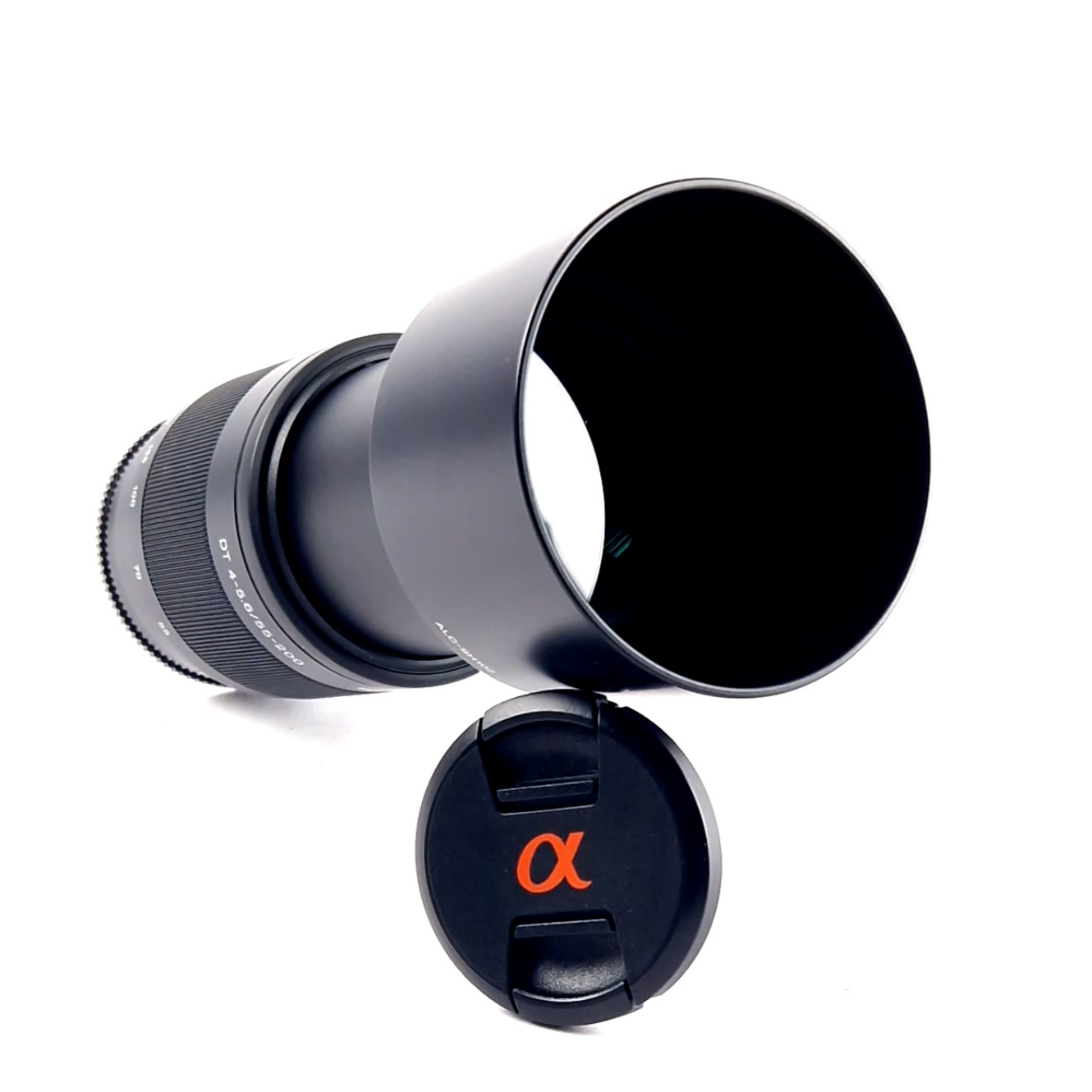 Sony DT 55-200mm f/4-5.6 SAM, Zoomlens, Geschikt voor Sony A Mount Black/Zwart | In Nette Staat