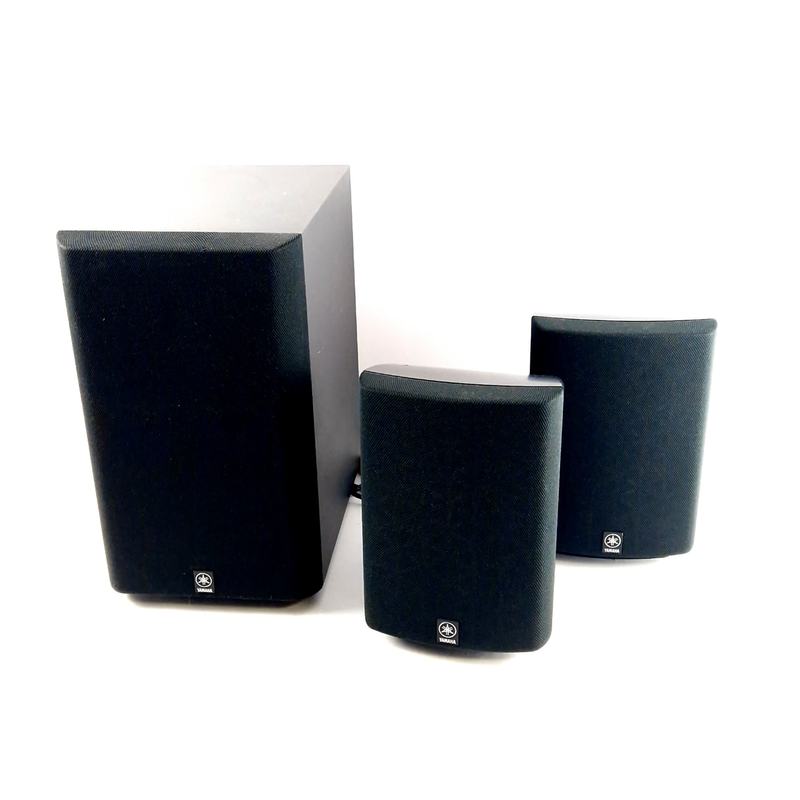 Yamaha, SW-P30, 2.1 Speakerset, 120W,6 Ohm, Zwart/Black, Incl Yamaha NS-M103 Speakers | In Nette Staat