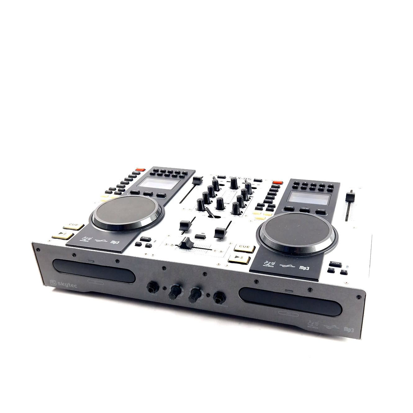 Skytec- STX-95, Mengpaneel, CD,USB, Zilver/Silver | In Nette Staat