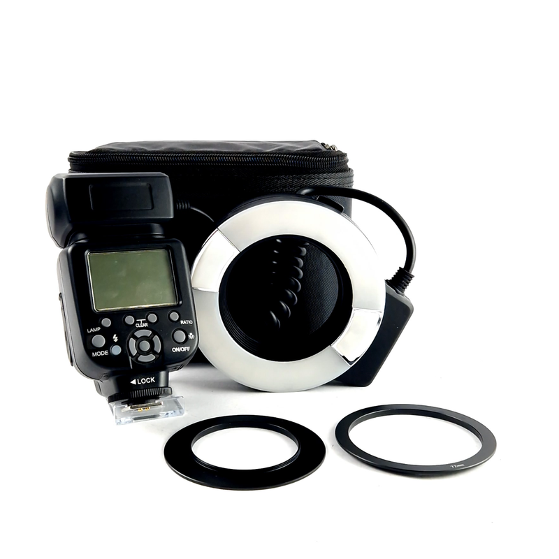 McoPlus, Ring Flitser, Zwart/Black, Incl. Hoesje | In Nette Staat
