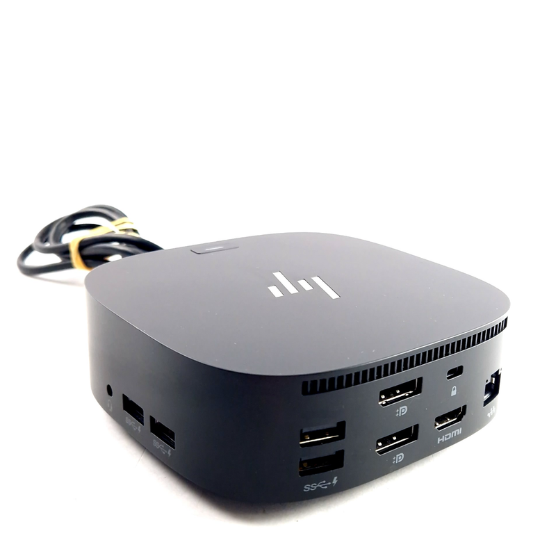 HP USB-C Dock G5, Hub, HDMI, Displayport, USB-C,USB-A, LAN, AUX, Zwart/Black | In Nette Staat