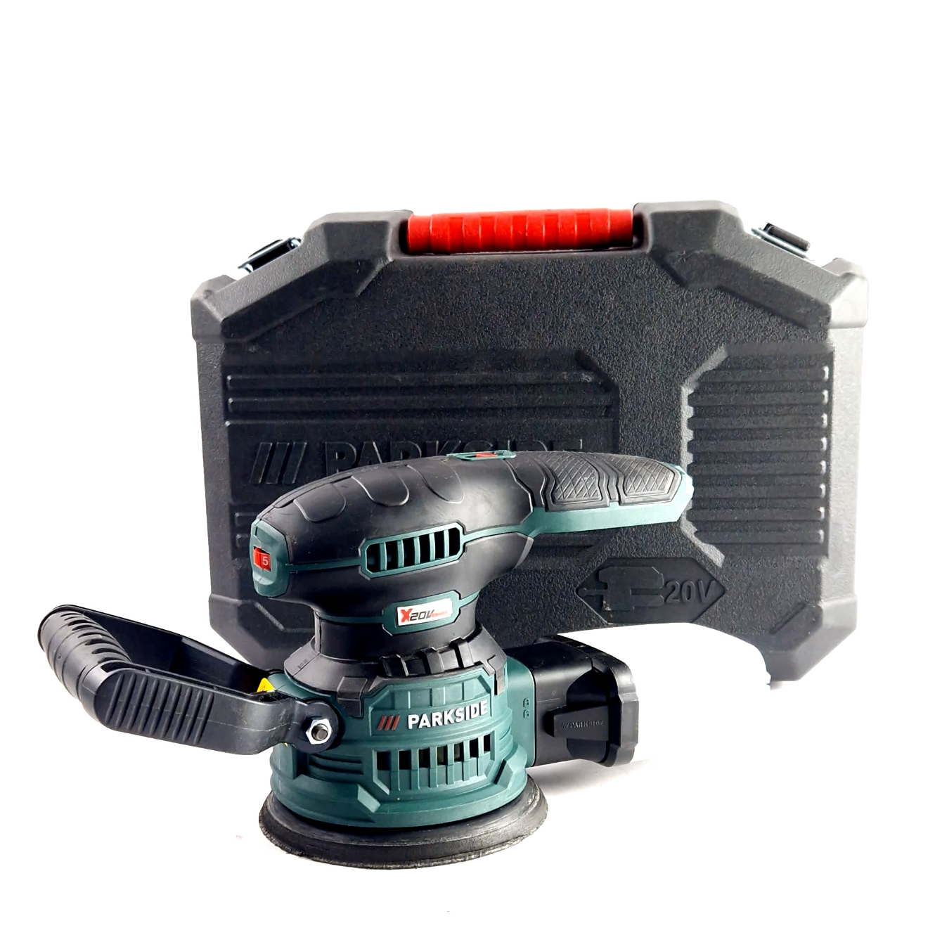 ParksidePAEXs 20 B2, Accu Schuurmachine, 20 Volt, Excl. Accu, Excl. Lader, Groen/Green