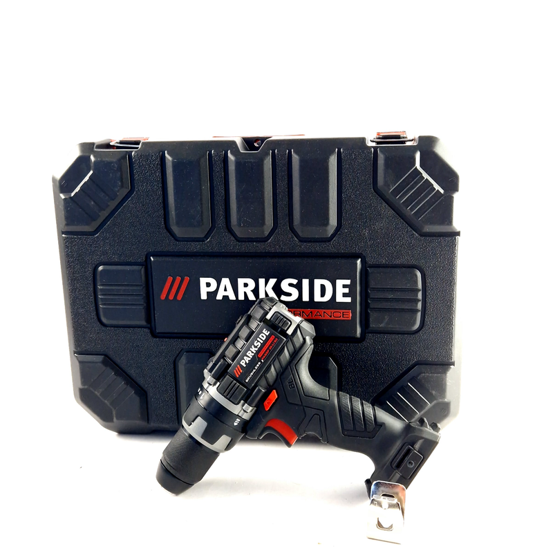 Parkside performance Brushless Accu Boormachine, 20 Volt, Excl. Acuu, Excl. lader, Black/Zwart, Incl. Koffer | In Nette Staat