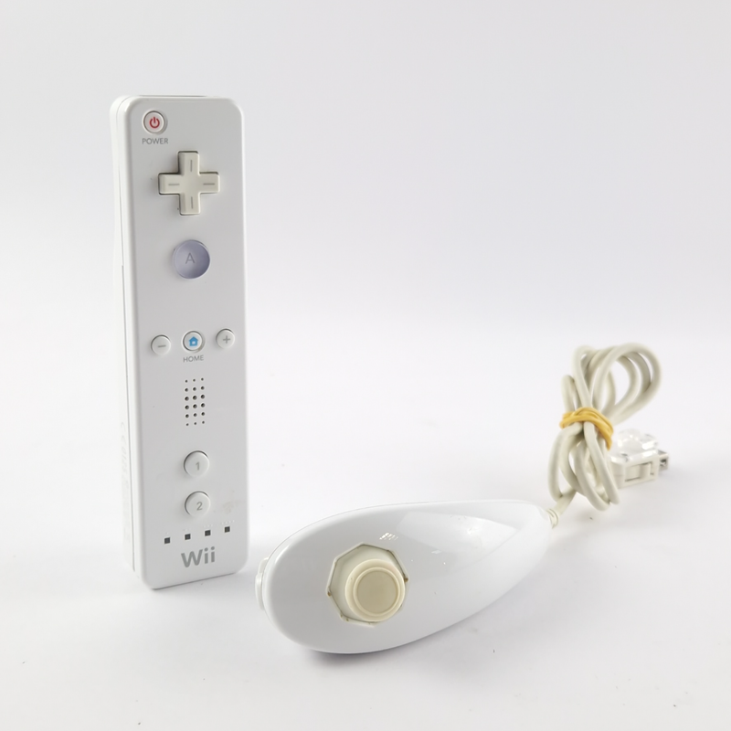 Nintendo Wii Controller White/Wit, Incl. Nunchuck | In Nette Staat