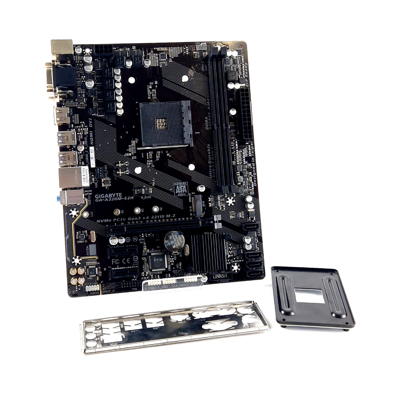 Gigabyte GA-A320M-S2H, Moederbord, AMD Chipset, 2x DDR4, 1X M.2, 1x HDMI, Zwart/Black | Incl. Garantie