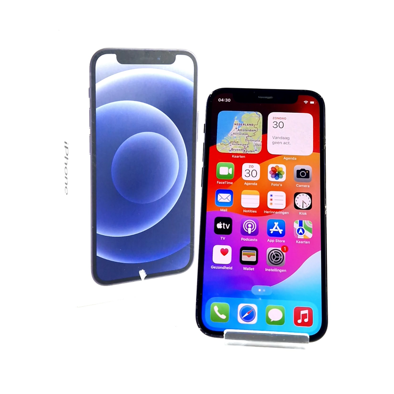 Apple iPhone 12 Mini 64GB Midnight 100 Procent batterijcapiciteit | Inc. Garantie