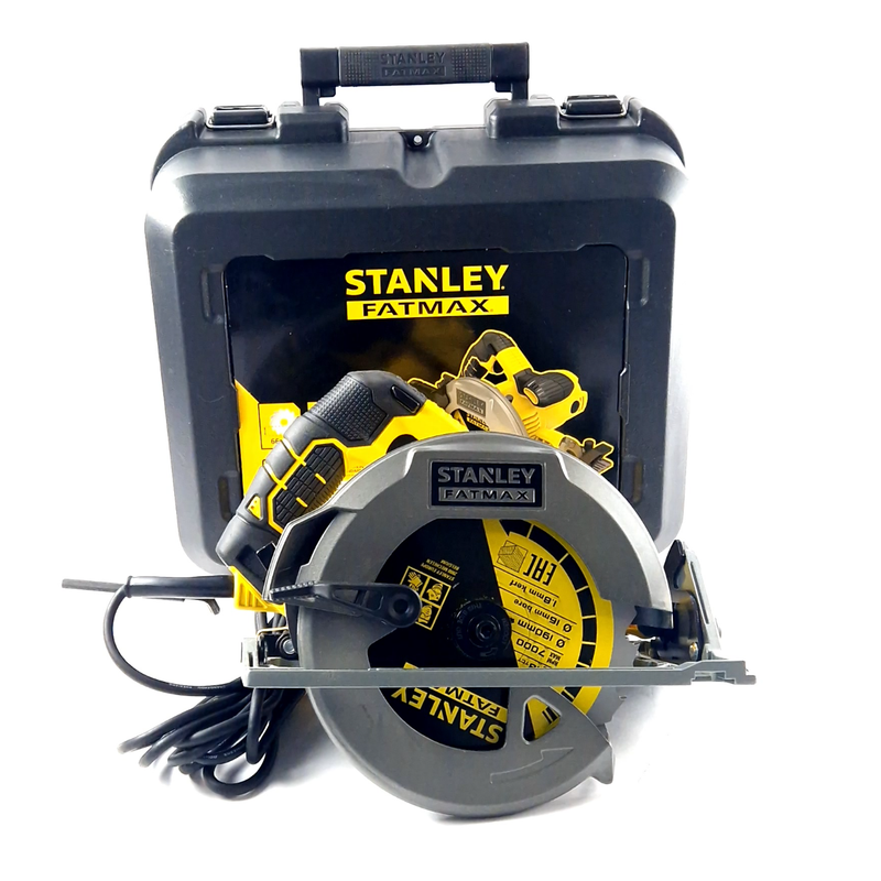 Stanley, Fatmax, FME301, Cirkelzaag, Geel/Yellow, Incl. Koffer | Zo goed als nieuw