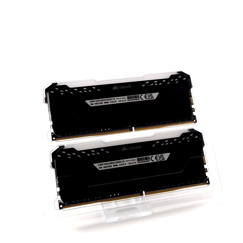 Corsair Vengeance RGB Pro CMW16GX4M2C3200C16, Ramheugen, 16GB(2X8GB), DDR4, RGB, Zwart/Black, Incl. Doosje | In Nette Staat