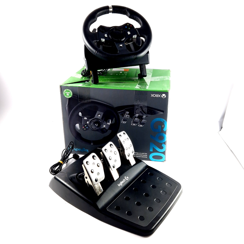 Logitech G920 Driving Force, Stuur, Xbox/PC, Zwart/Black, Incl. Pedalen, Incl. Doos | Incl. Garantie