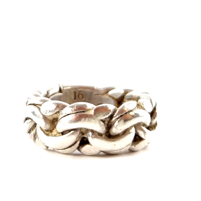 Buddha to Buddha Nathalie 925 Zilveren Ring, Maat 16 | In Nette Staat