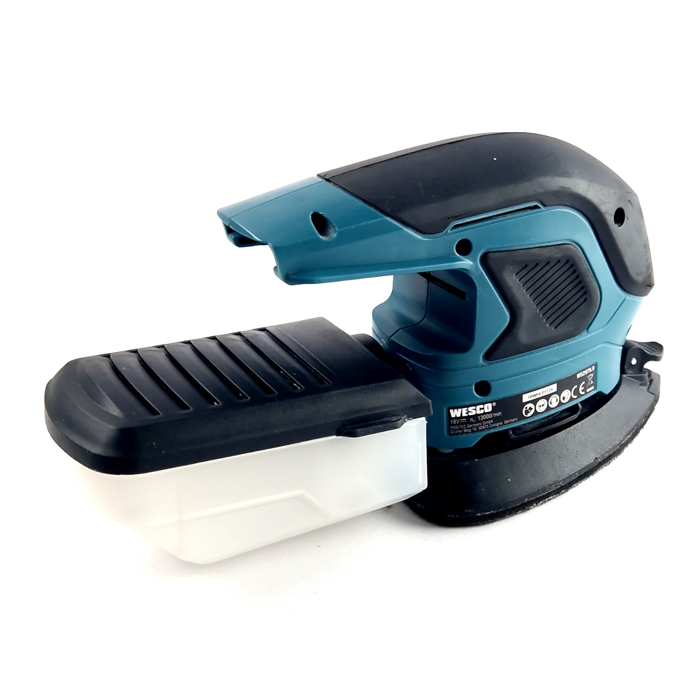 Wesco WS2975.9 Deltaschuurmachine, Excl. Accu, Excl. Lader Blue/Blauw | In Nette Staat