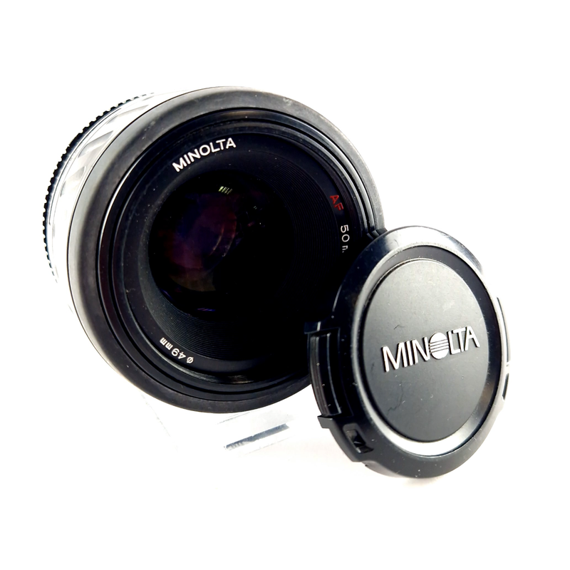 Minolta Af 50 1:1.7(22), 50MM, Sony A Mount, Black/Zwart, Incl. Lens Kapjes | In Nette Staat