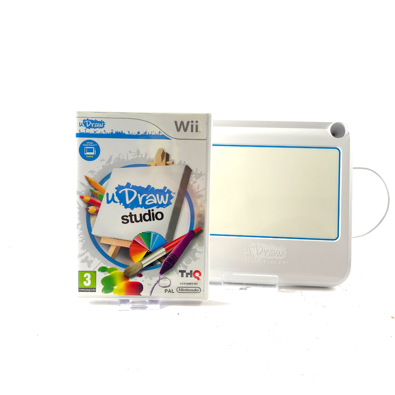 Nintendo Wii uDraw GameTablet [uDraw Studio], Incl. Tablet, Incl. Game, White/Wit | In Nette Staat