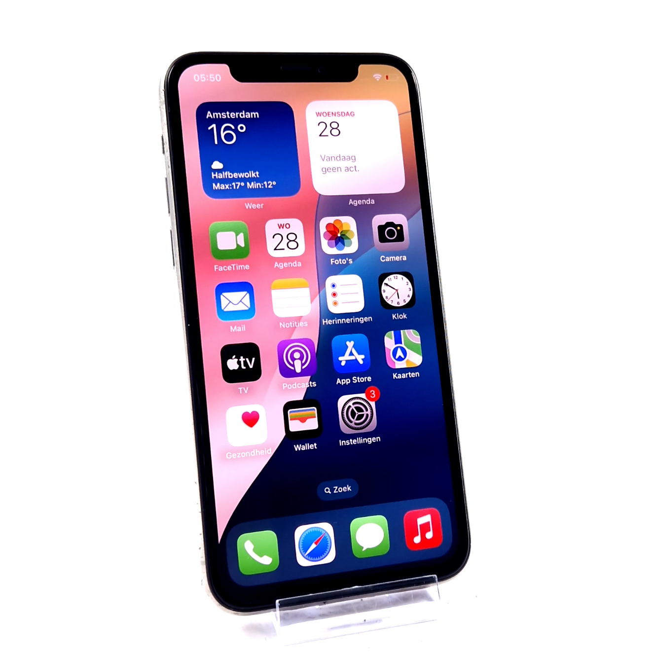 Apple Iphone 11 Pro, 64GB, 98 Porcent Batterij Capacitijd, White/ Wit, Incl. Nieuw Kras Vrij Scherm | In Nette Staat