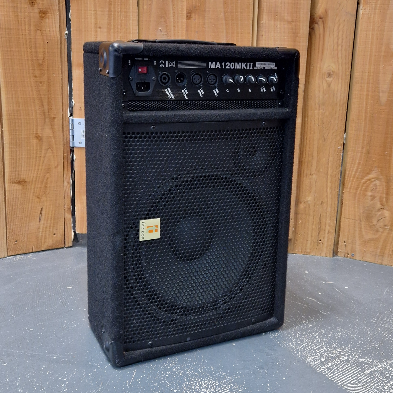 The Box MA120 MKII, Monitor, Luidspreker, Speaker, 120W RMS, 4Ohm, Black/Zwart | Zo Goed Als Nieuw