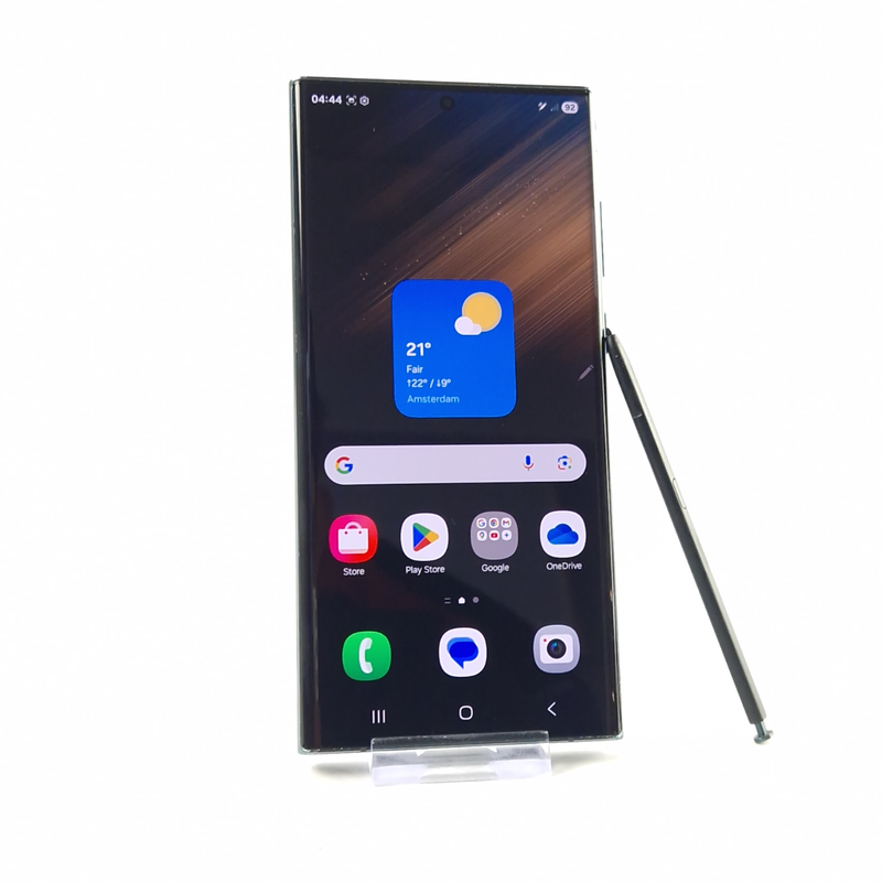 Samsung Galaxy S22 Ultra, Smartphone, 512 GB, 12GB, Black/Zwart, Incl. Krasvrij Scherm, Incl. Krasvrije Achterkant!  | Zo Goed Als Nieuw