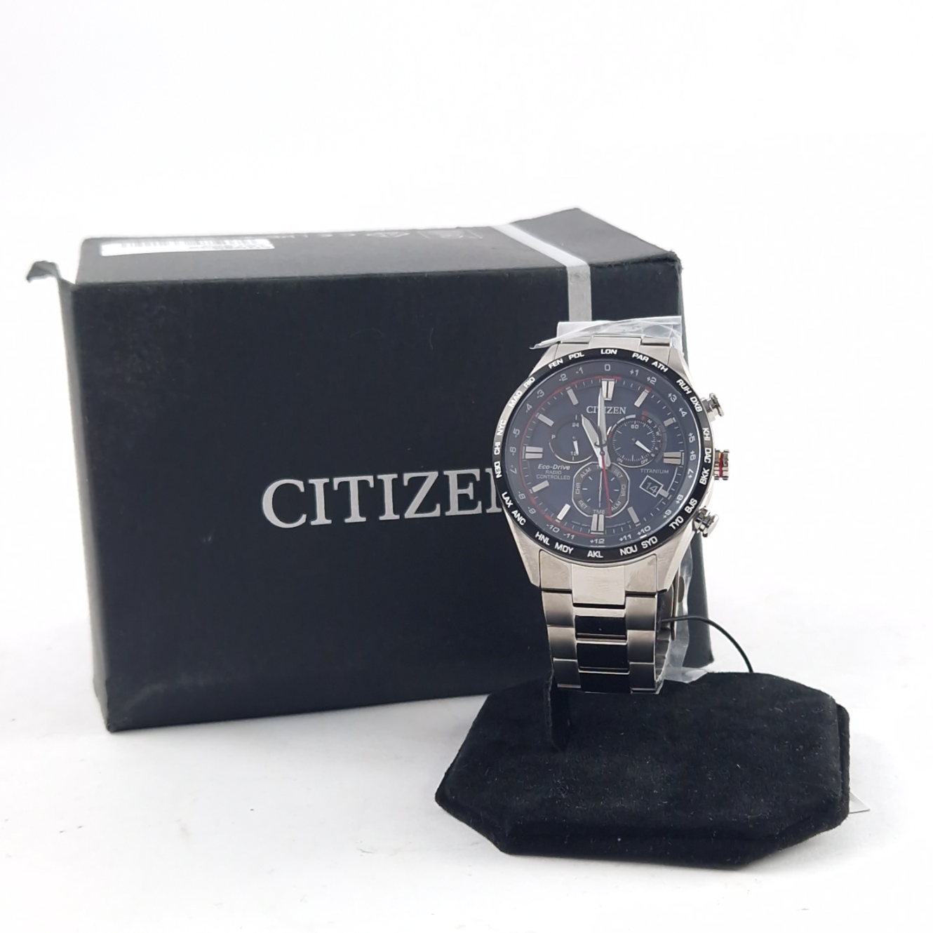Citizen CB5945-85L, Herenhorloge, Eco-Drive, 43MM, 10ATM, Blauw/Blue, Incl. Doosje | Zo Goed Als Nieuw