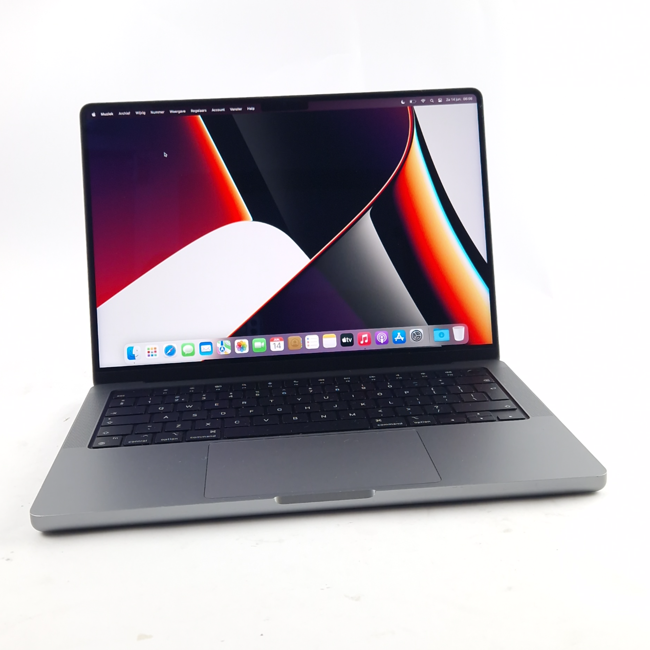 Apple MacBook Pro 2021, 14Inch, 512GD SSD, 16GB DDR4, 531Laadcycli, 84 Procent, Gray/Grijs | In Nette Staat