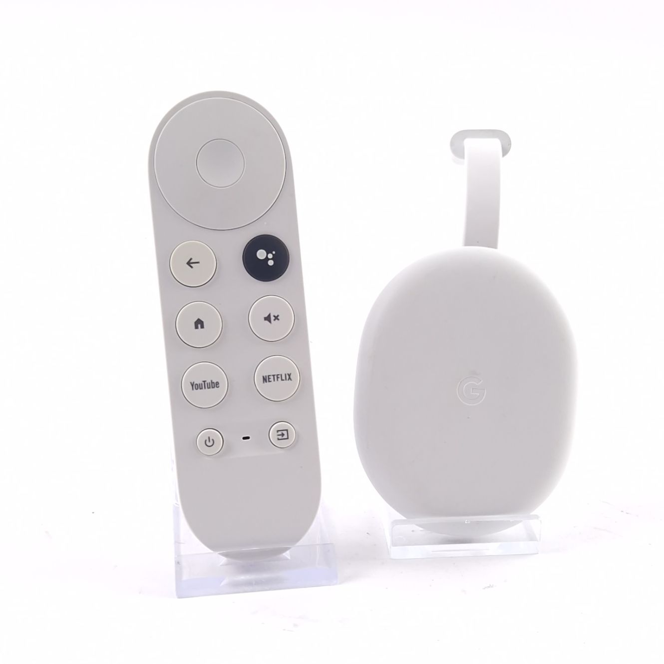 Google Chromecast 4K Ultra HD White/Wit, Inc. Afstandsbediening | In Nette Staat