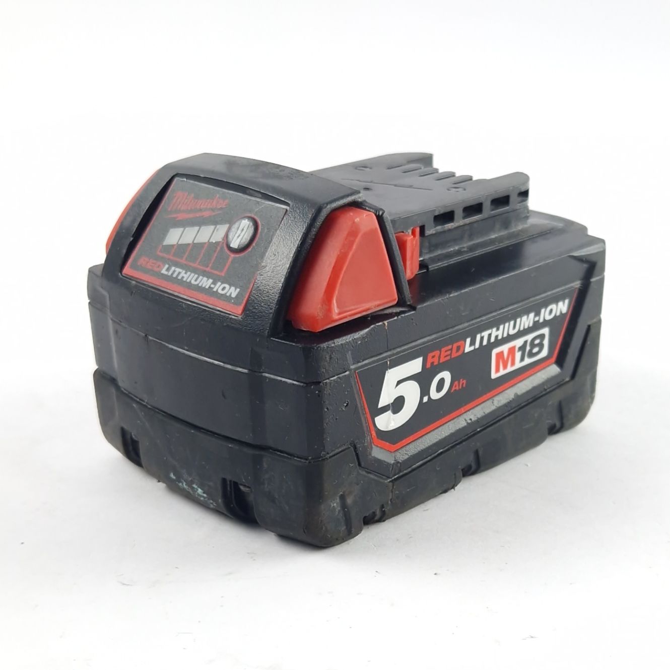 Milwaukee, M18B5, Accu, 18V, 5.0AH, Zwart/Black | In Nette Staat