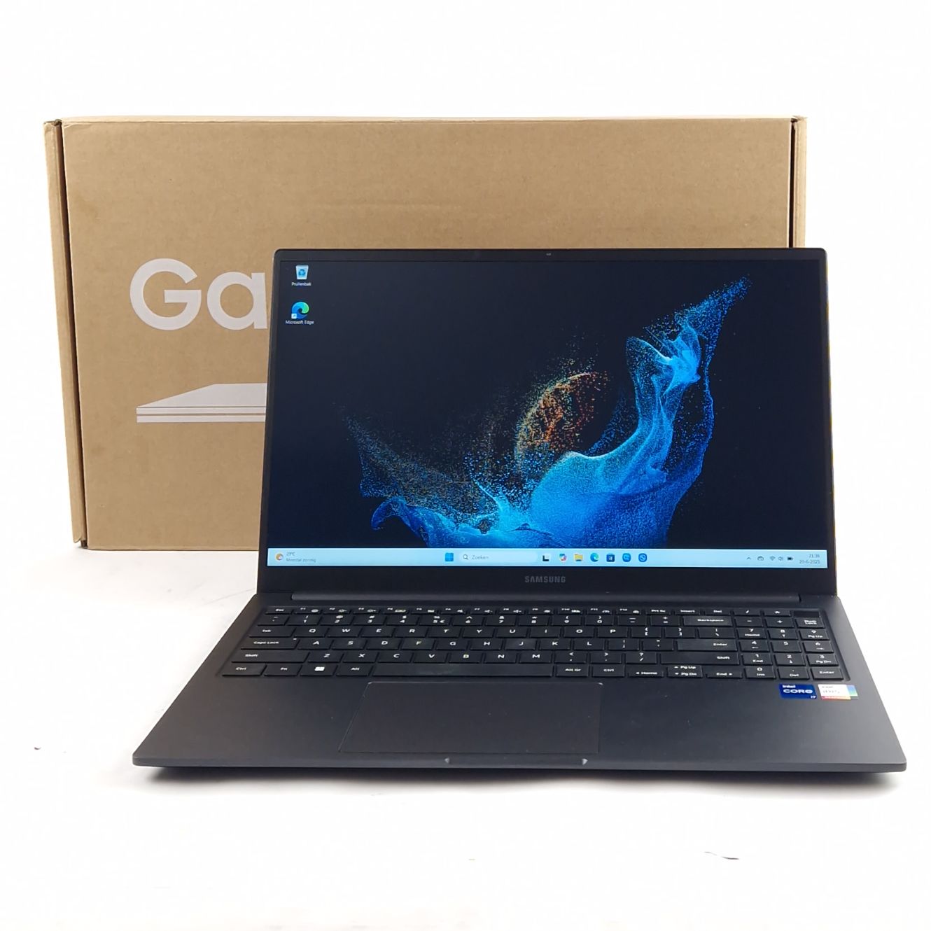 Samsung Galaxy Book 2, i7-1255, 16GB DDr4X, 512GB SSD, Black/Zwart, Incl. Doos | In Nette Staat