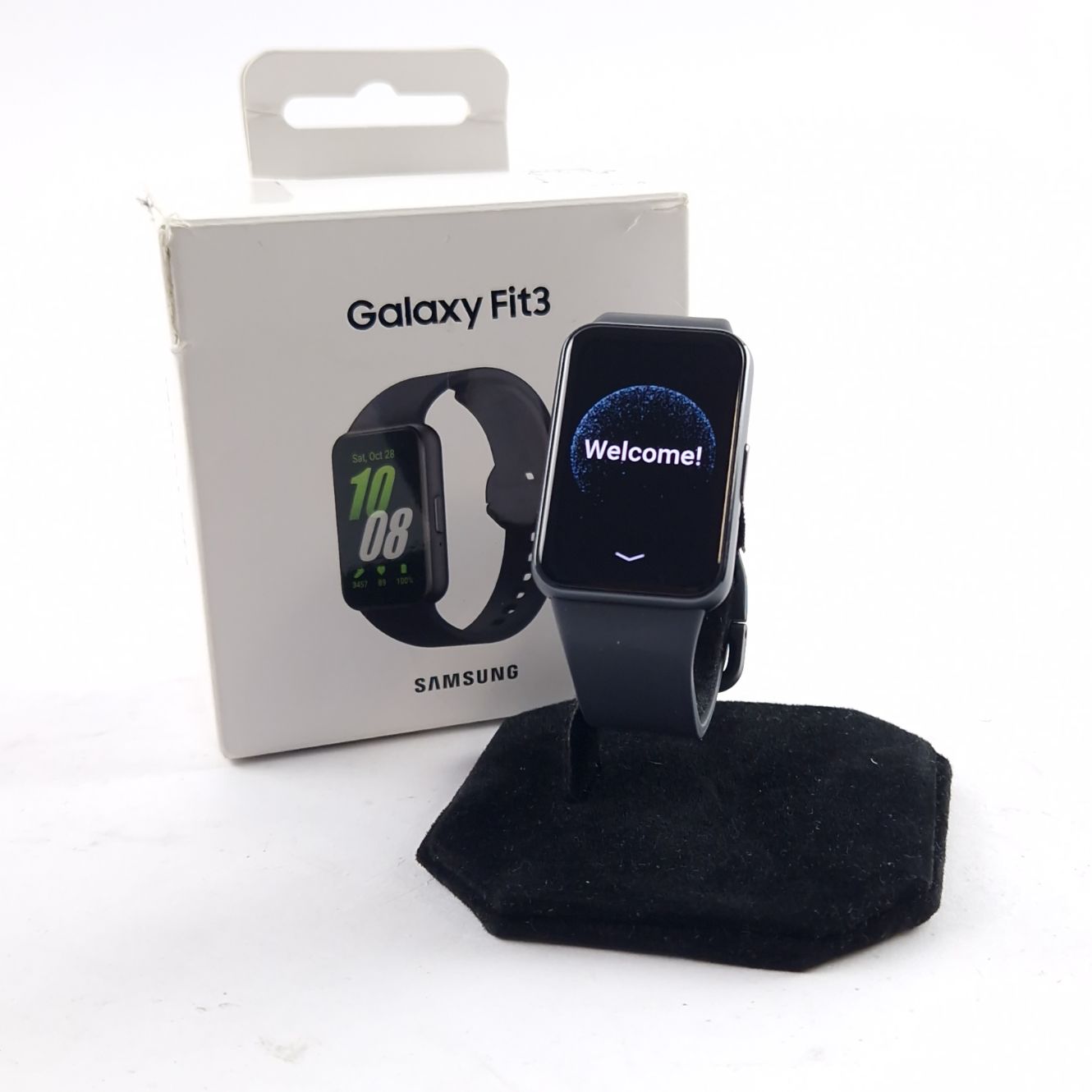 Samsung Galaxy Fit 3 Black/Zwart, Incl. Doosje, Incl. Lader Black/Zwart | Zo Goed Als Nieuw
