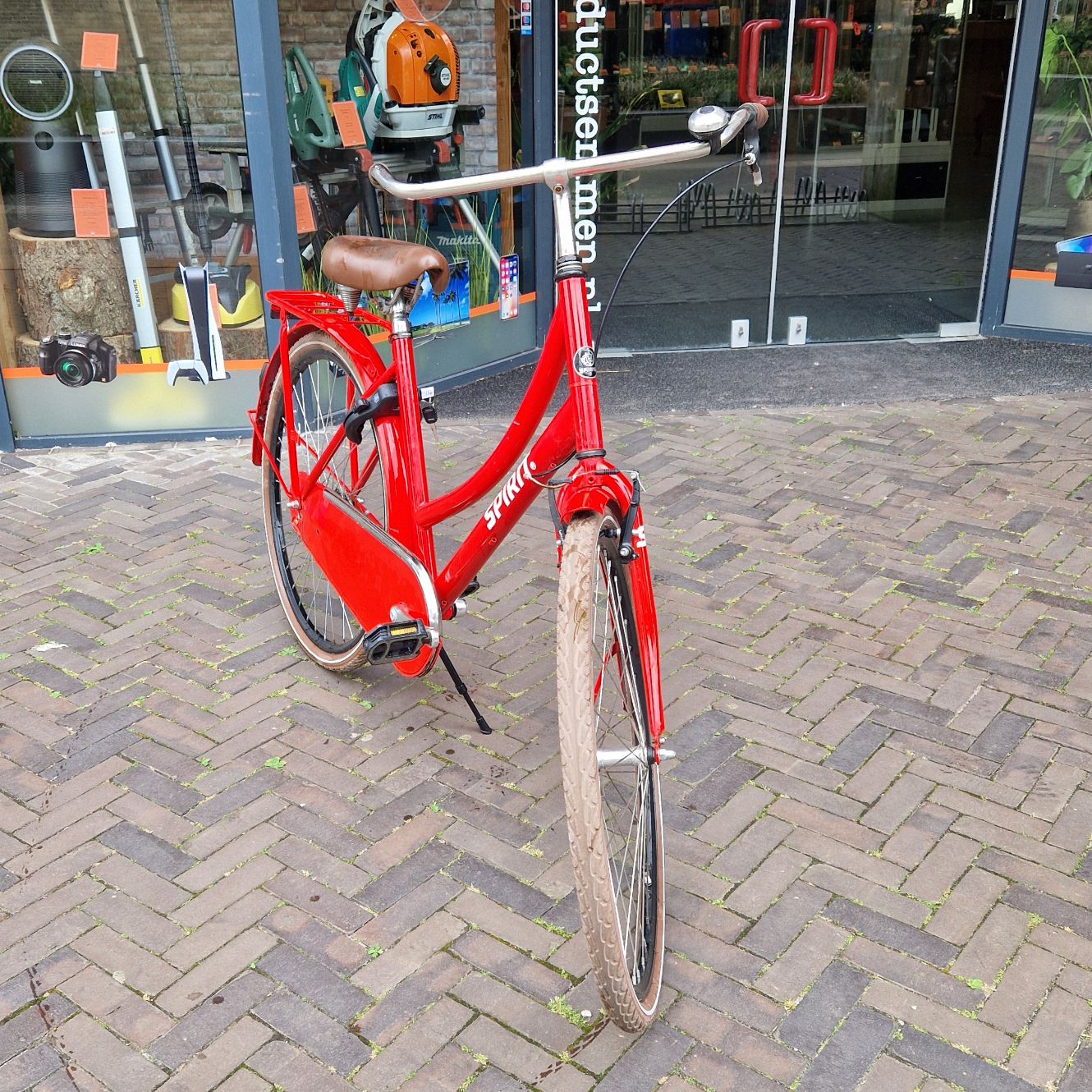 Spirit, Damesfiets, 28Inch, 51 Cm, Terugtrap rem, Rood/Red, Excl. Sleutels | Incl. Garantie