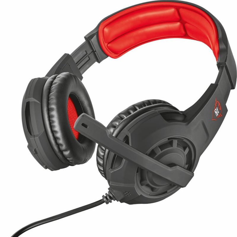Trust GXT 310 Radius, Koptelefoon Bedraad, Aux, Met Microfoon, Red/Rood | Nieuwe In Seal