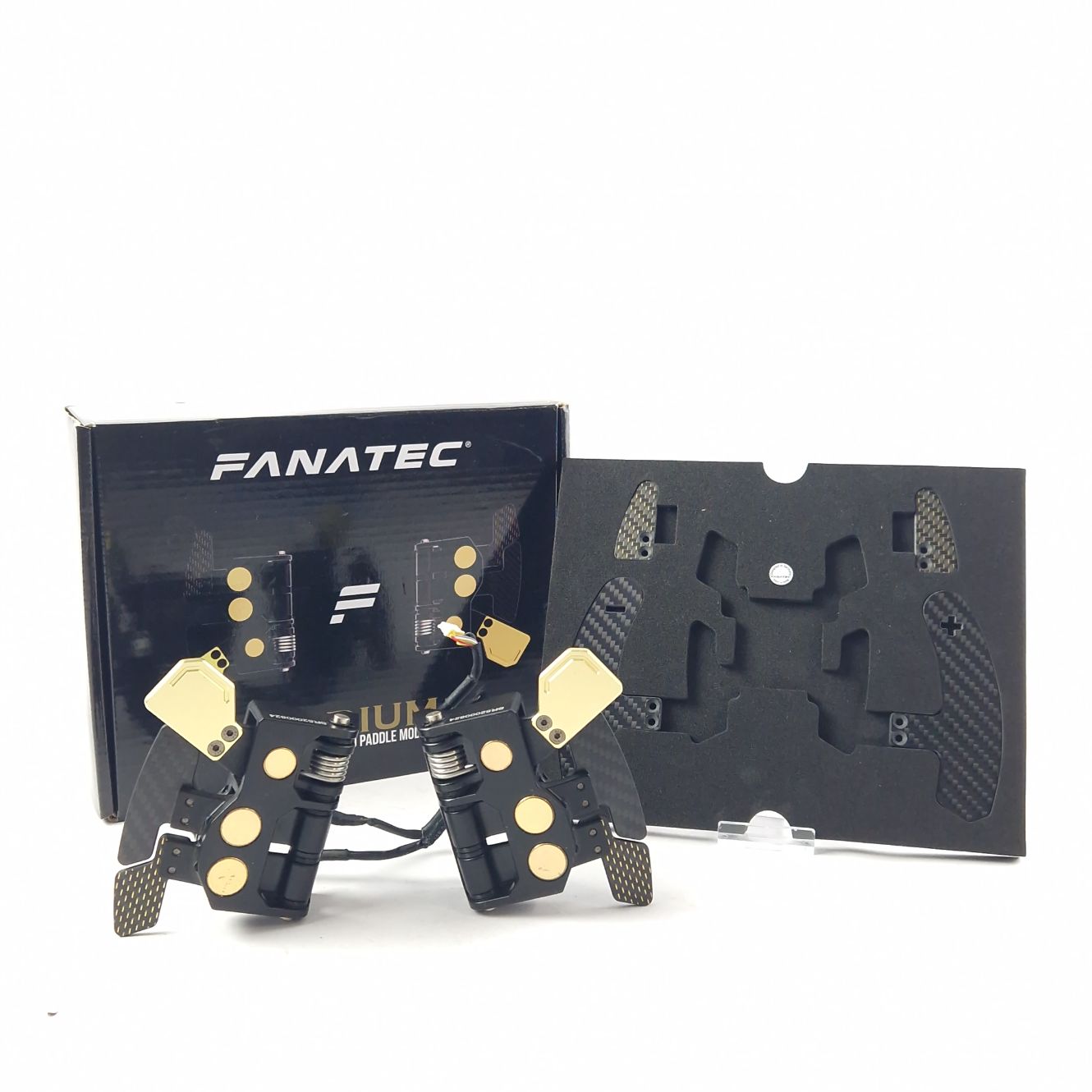 Fanatec Podium Advanced Paddle Module, Flippers, Gold/Goud | In Nette Staat