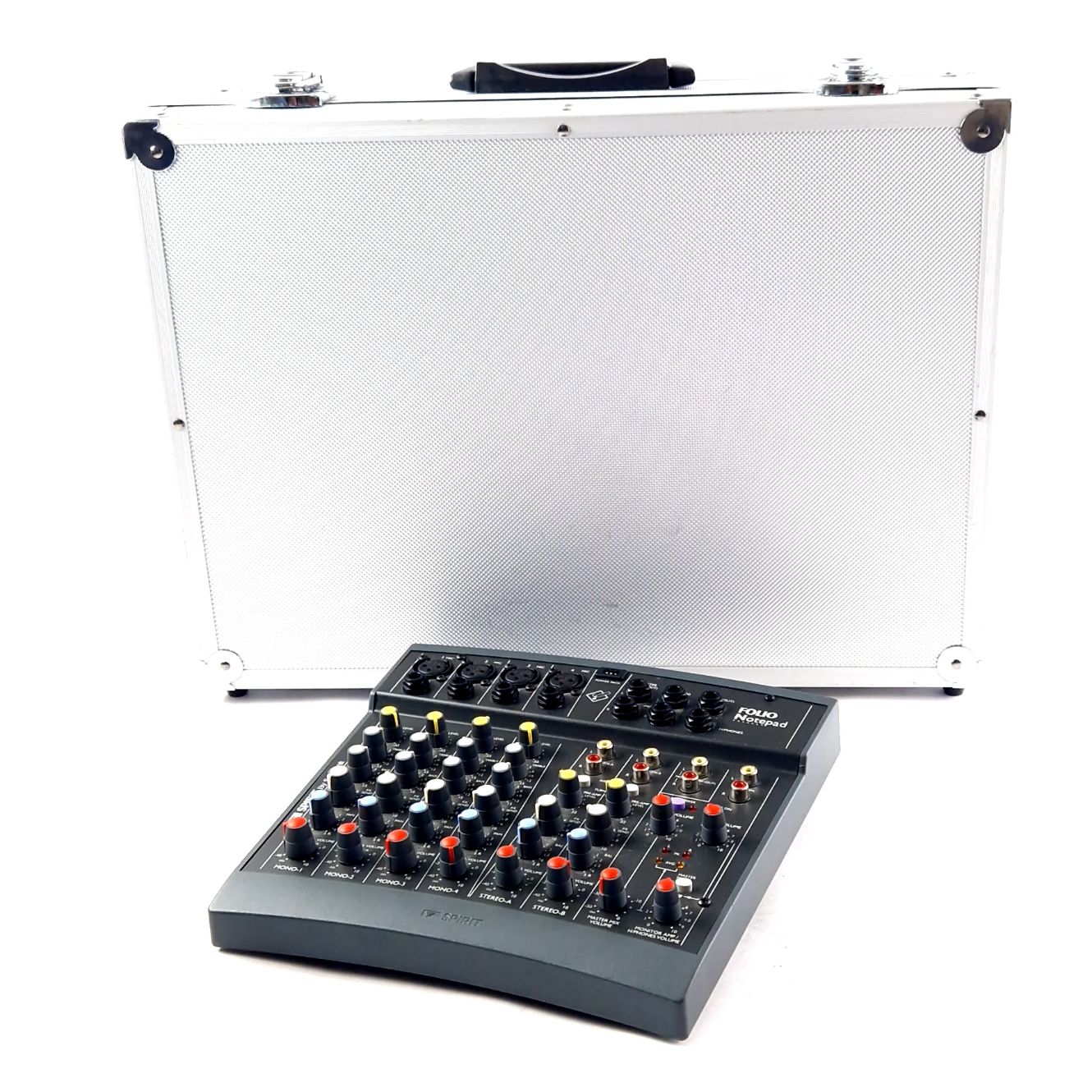 Spirit Folio Notepad, Mengpaneel, Mixer, Gray/Grijs, Incl. Koffer | In Nette Staat