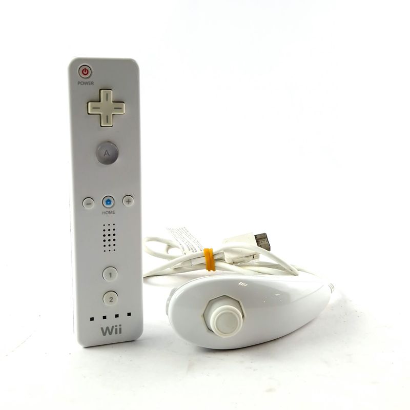 Nintendo Wii Controller White/Wit, Incl. Nunchuck | In Nette Staat