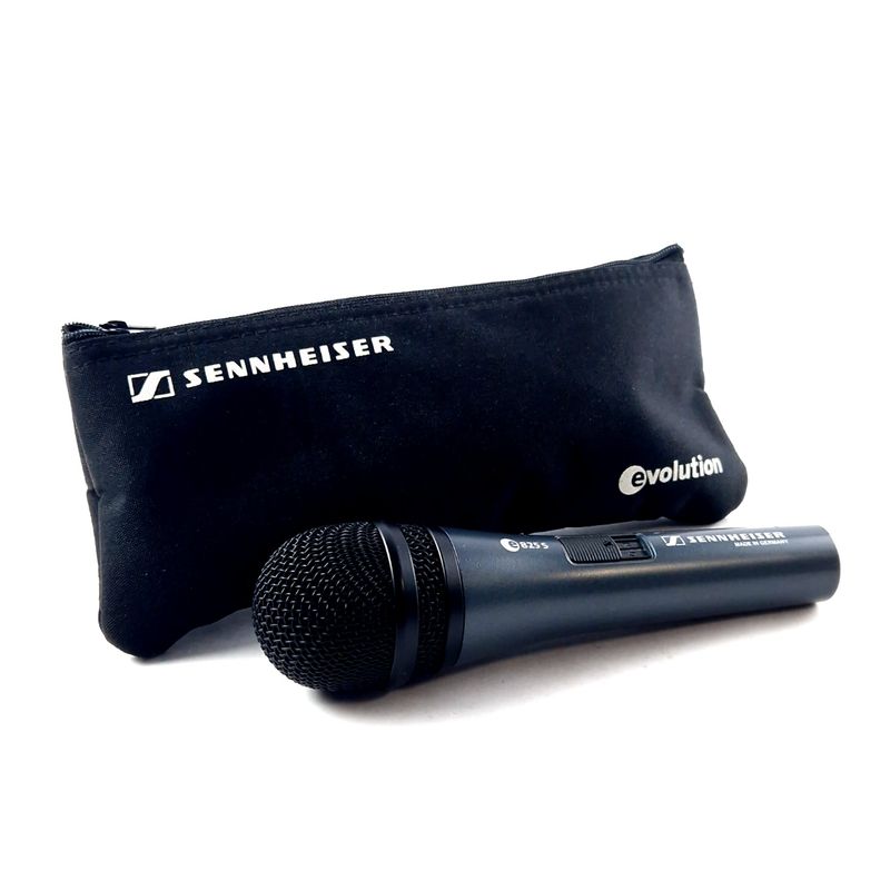 Sennheiser E825S, Microfoon Bedraad, XLR, Gray/Grijs | In Nette Staat
