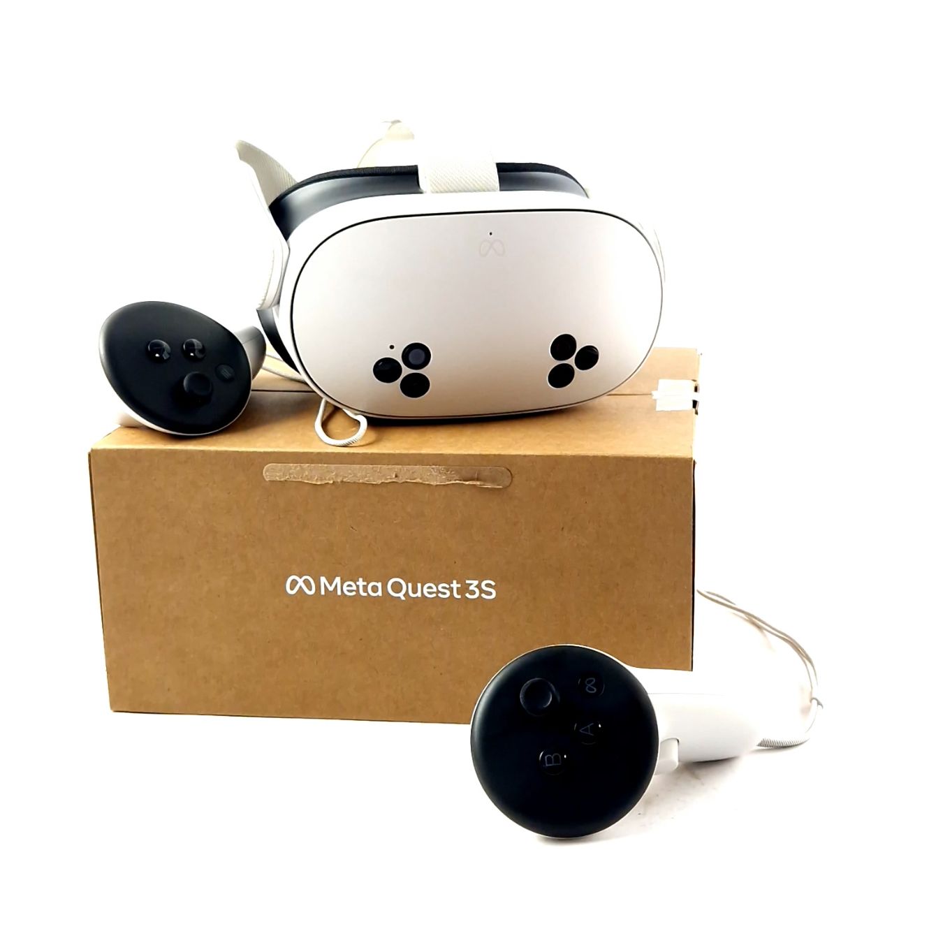 Meta Quest 3S, VR Bril, 128GB, Incl. Doos, Incl. Bon Met Garantie T/M 20-12-2026, White/Wit | In Nette Staat