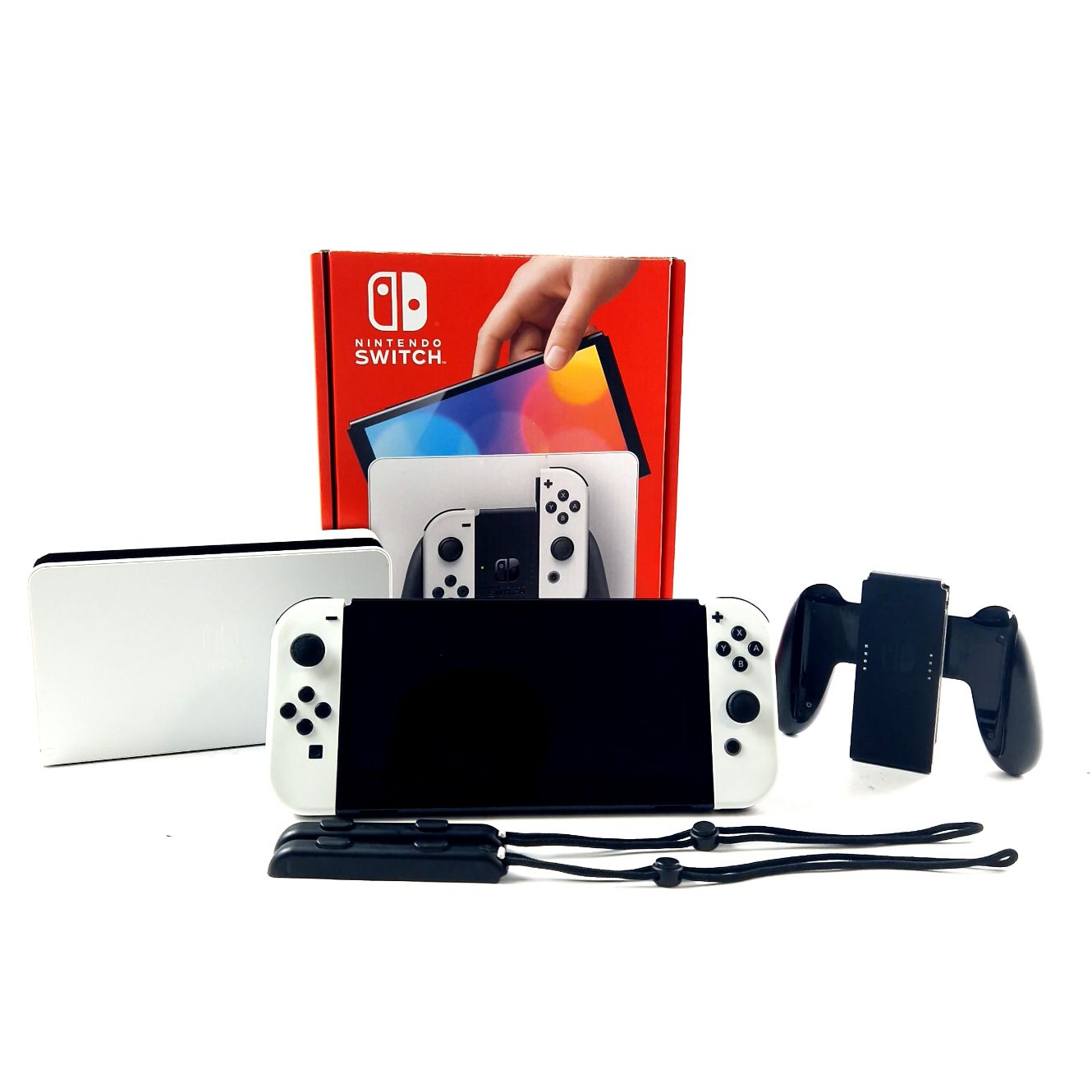 Nintendo Switch Oled, Incl. Alle Accessoires, Incl. Doos, White/Wit | In Nette Staat
