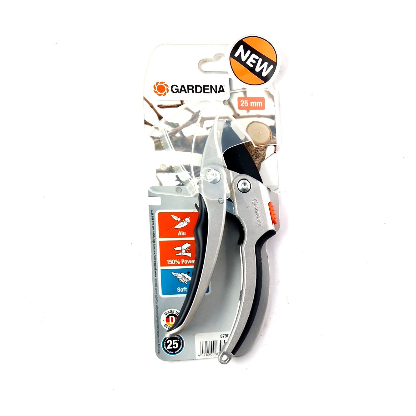 GARDENA Comfort Hefboomsnoeischaar Smartcut Snoeischaar - Takdikte max. 25 mm, Gray/Grijs | Nieuw In Seal