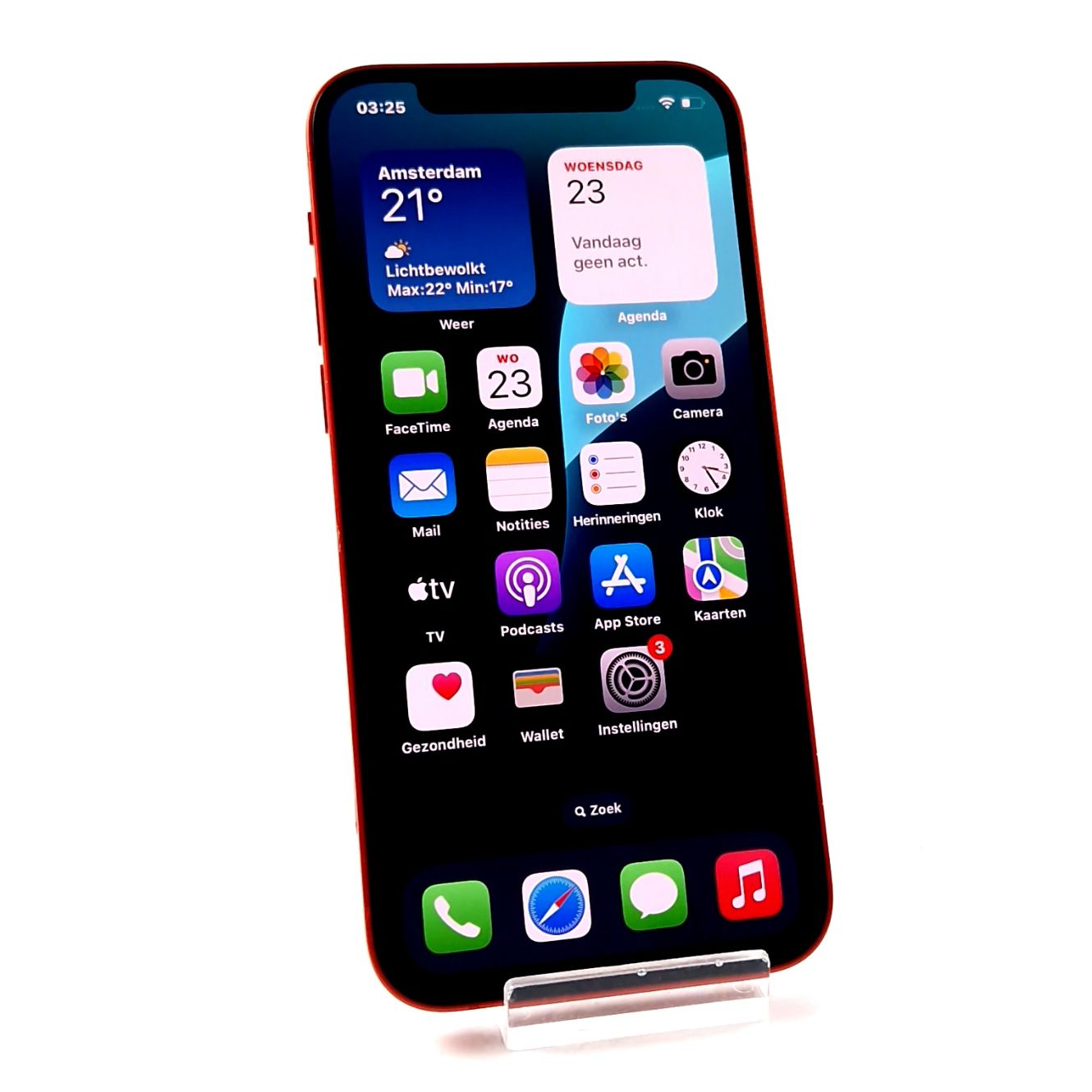 Apple iPhone 12 64Gb Red/Rood, Incl. Krasvrij Scherm! Incl. 100 Procent Batterijcapaciteit | Zo Goed Als Nieuw