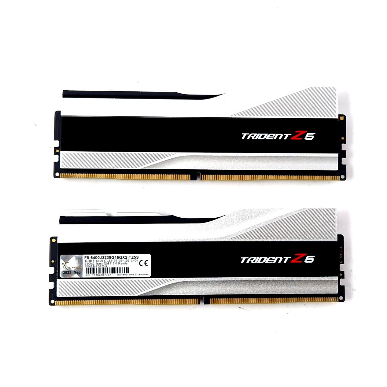 G.Skill Trident Z5 F5-6400J3239G16GX2-TZ5S, Ram Geheugen, 32 GB(2x16GB), DDR5, 6400MHz, Zwart/Black, Incl. Doosje | In Nette Staat